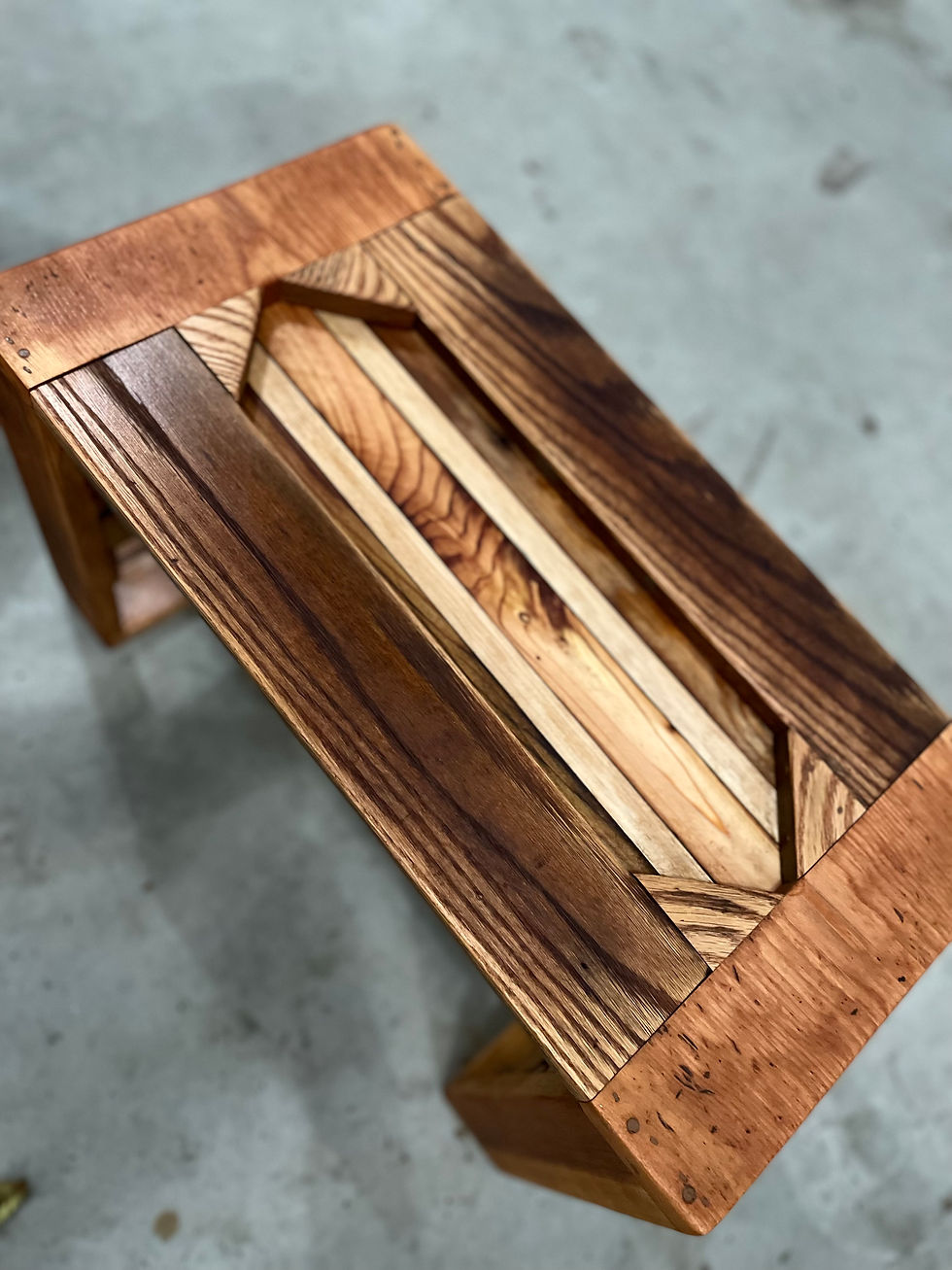 Thumbnail: custom farmhouse step stool and seat