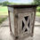 Thumbnail: single door red oak farmhouse table/cabinet