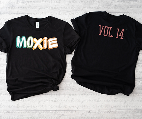 double sided Moxie Vol. 14 tshirt