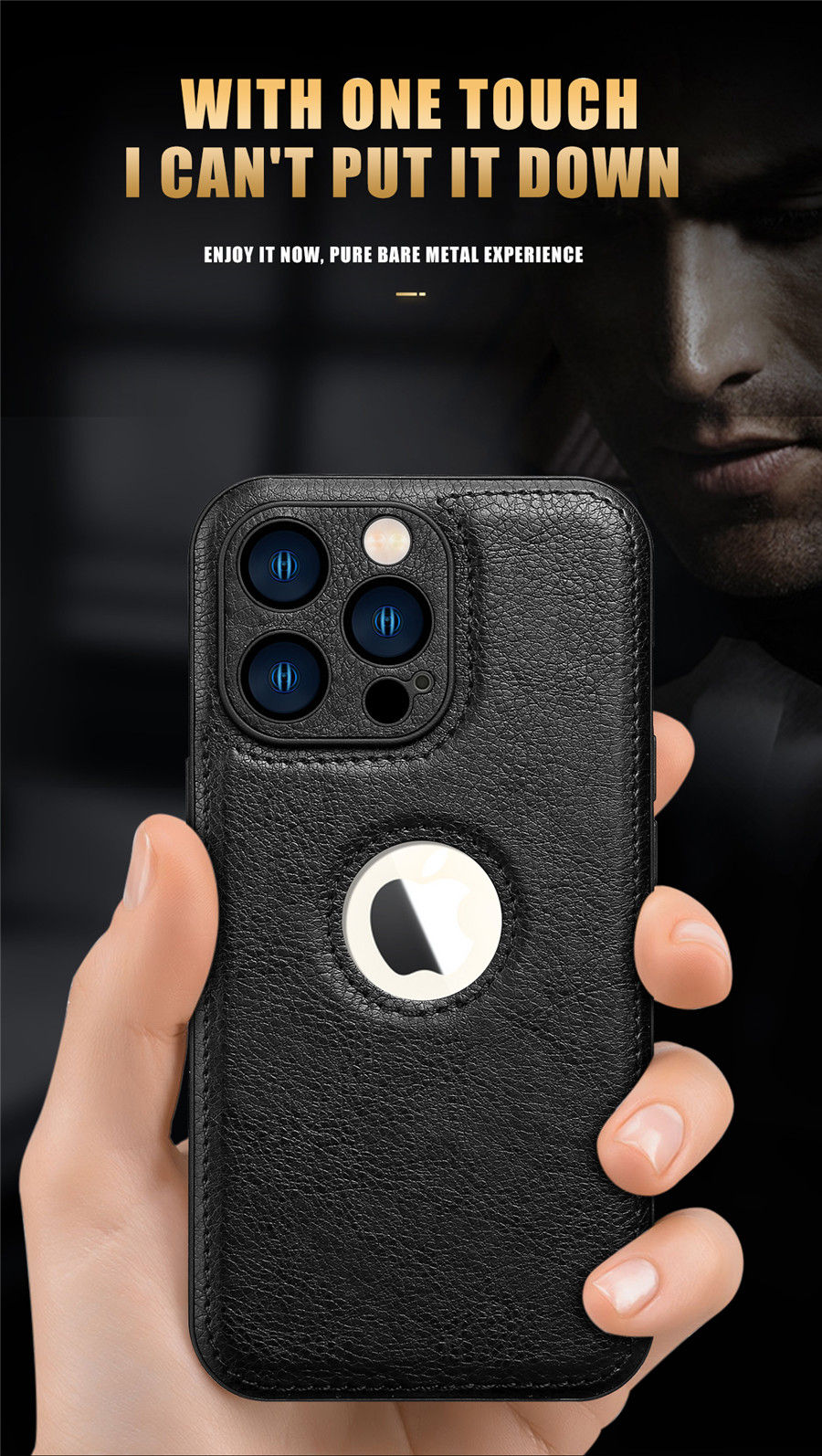 Miniatura: Capa de couro pu de alta qualidade para apple iphone 17 pro max 11 12 13 14 15 1