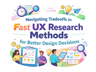 Navigating Tradeoffs in Fast UX Research Methods for Better Design Decisions
