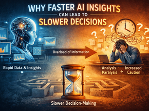 Why Faster AI Insights Can Lead to Slower Decisions