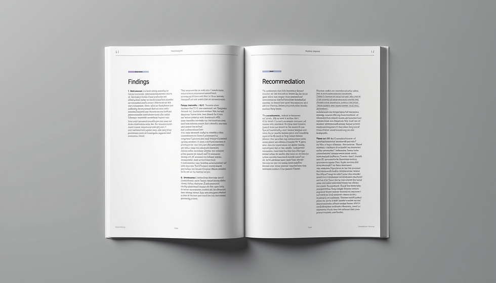 Findings and Recommendations Report