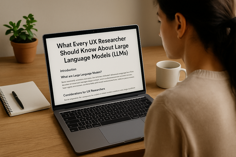 UX Research and LLMs