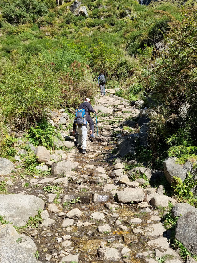 The steep section