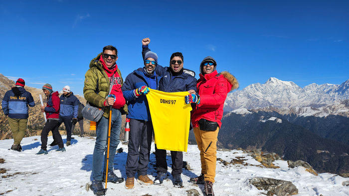 Victory photos at the summit