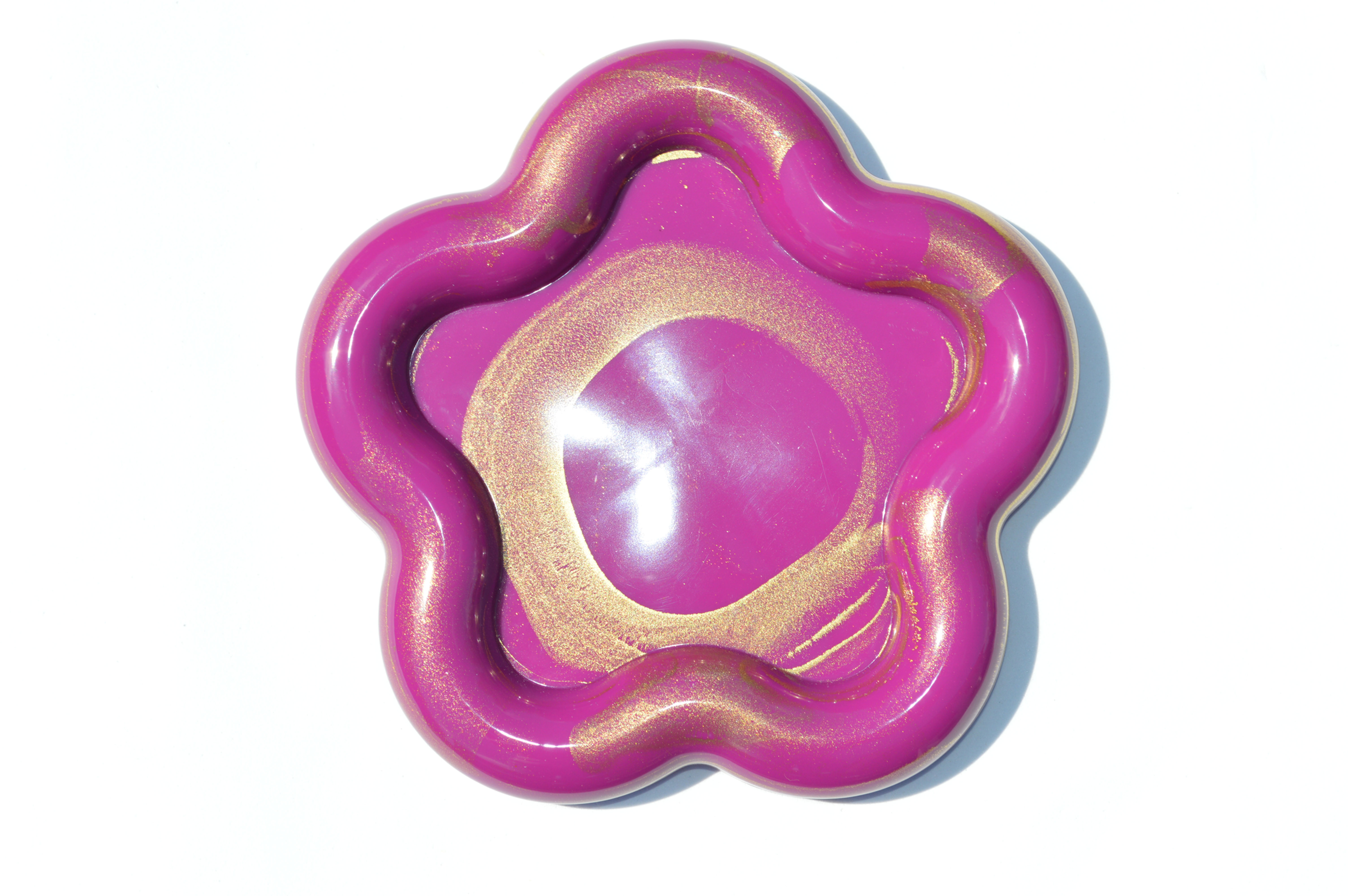 Vide-poche fleur résine