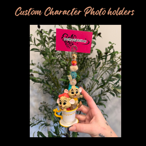 Character photo displays 