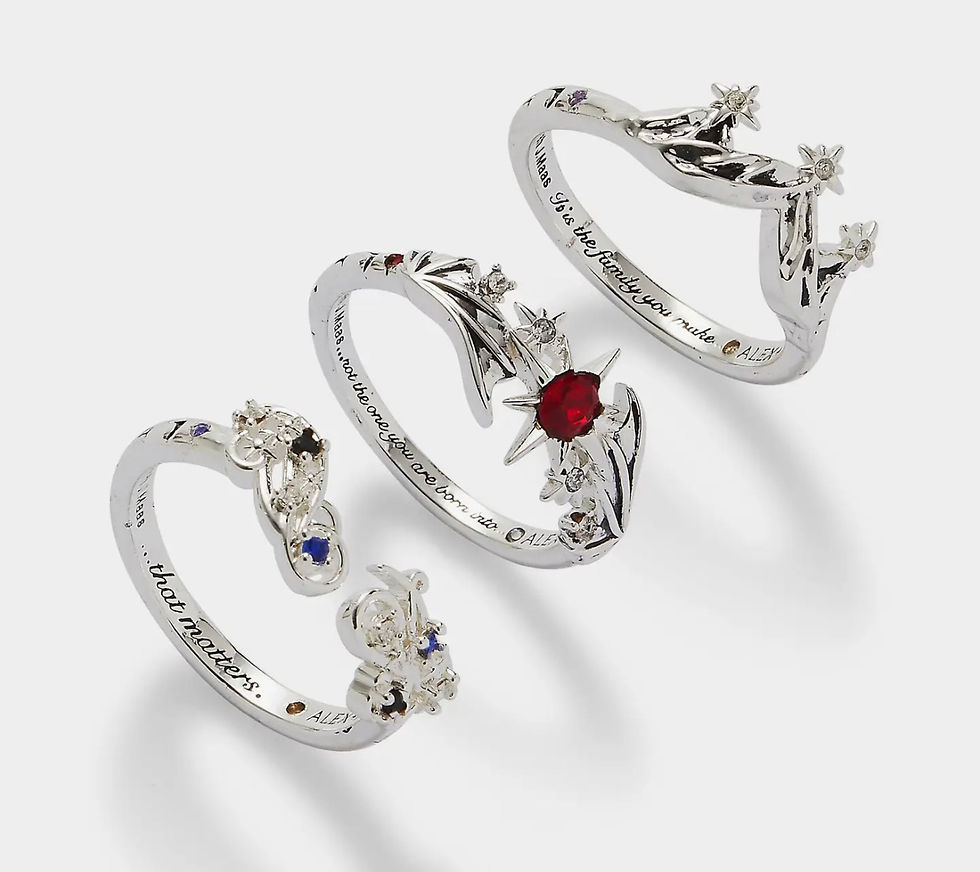 Thumbnail: Pre-order ACOTAR Bat Boys Ring Set of 3