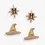 Thumbnail: Harry Potter® Hogwarts & Sorting Hat Earring Set of 2