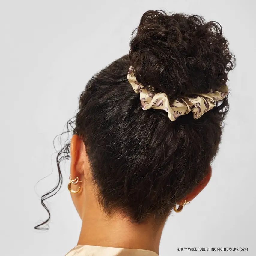 Thumbnail: Harry Potter X Kitsch Satin Sleep Scrunchies 4pc Set