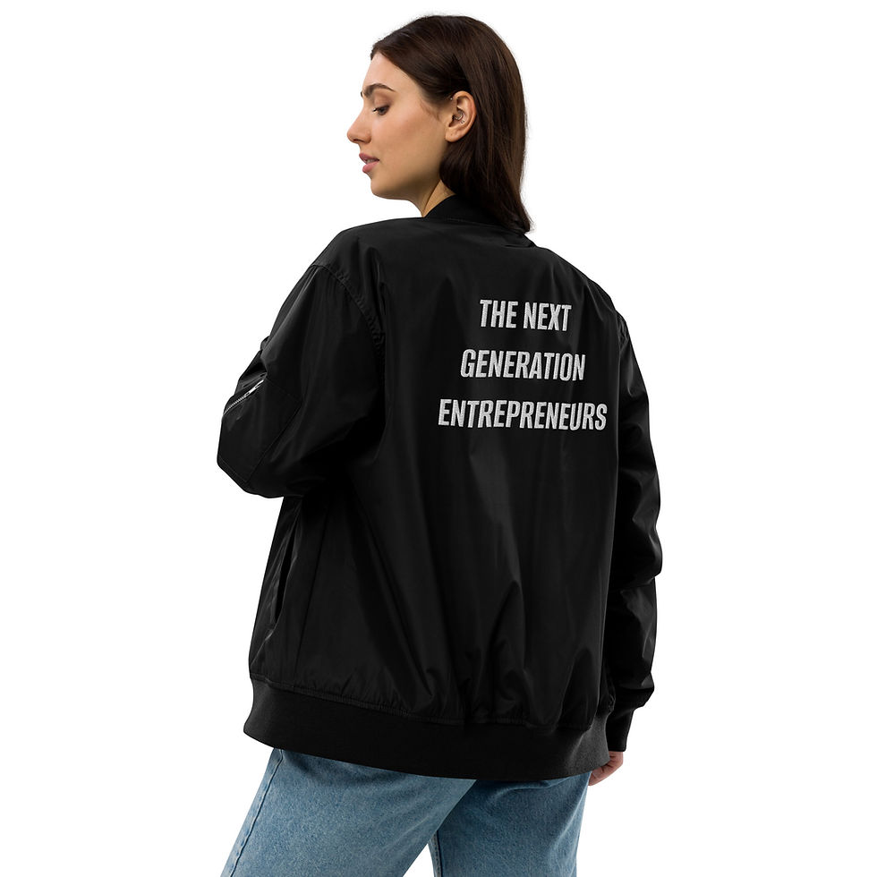 Thumbnail: Premium recycled bomber jacket