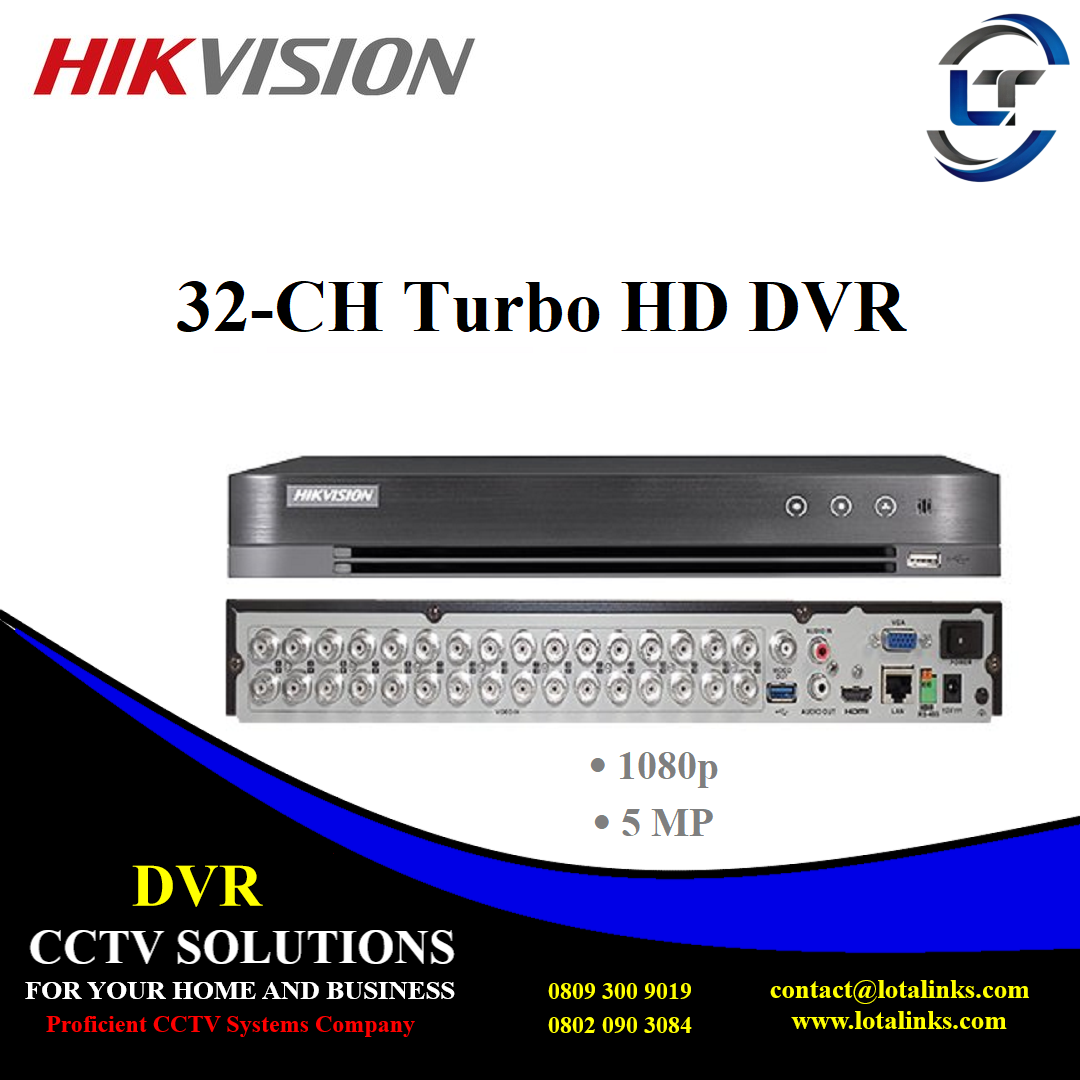 Hikvision 1080P 32-Channel Turbo HD DVR Pro Series