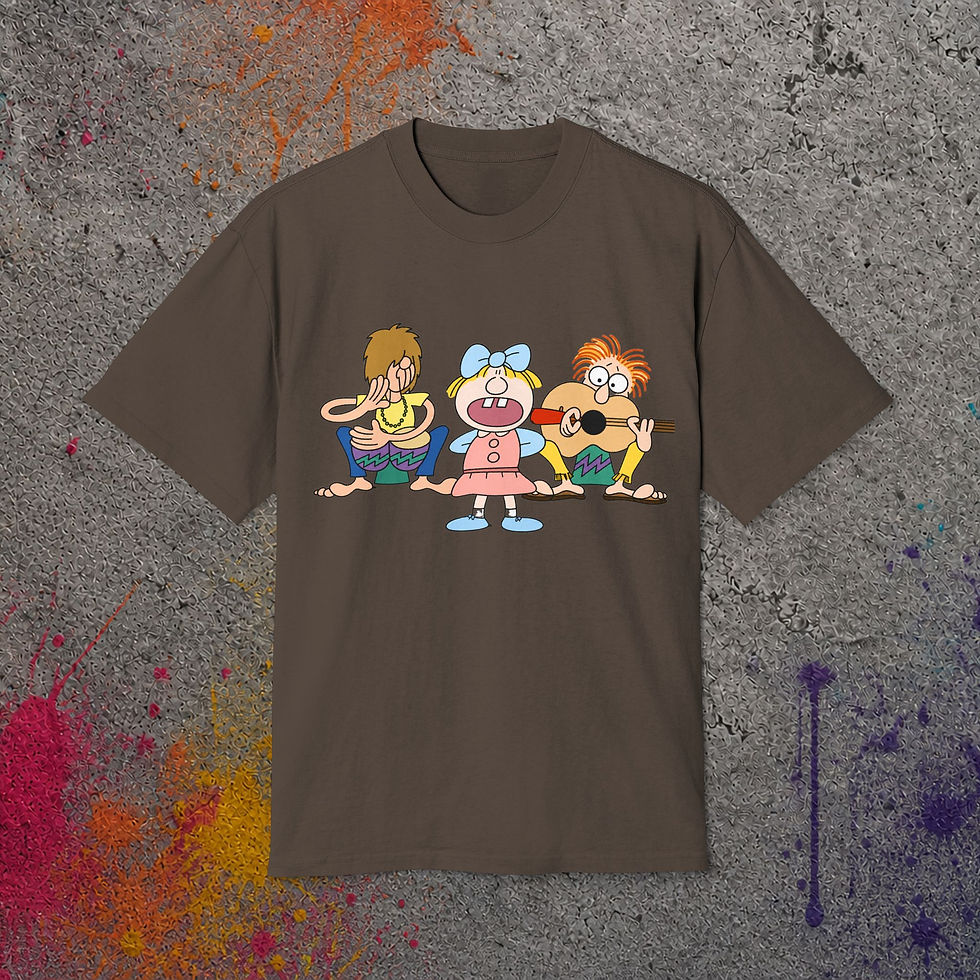 Thumbnail: Classic Trio T-Shirt Unisex Heavy Faded Tee