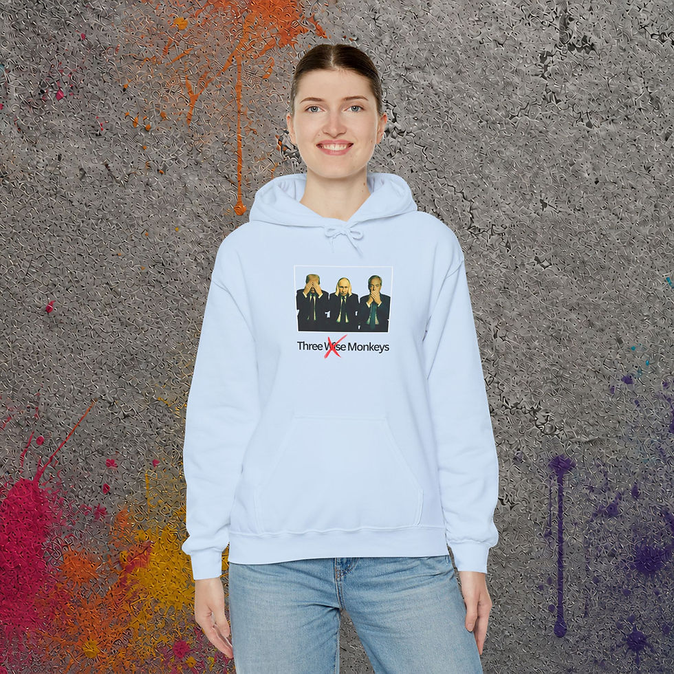 Thumbnail: Three Wise Monkeys Hoodie - Or Not So! 
