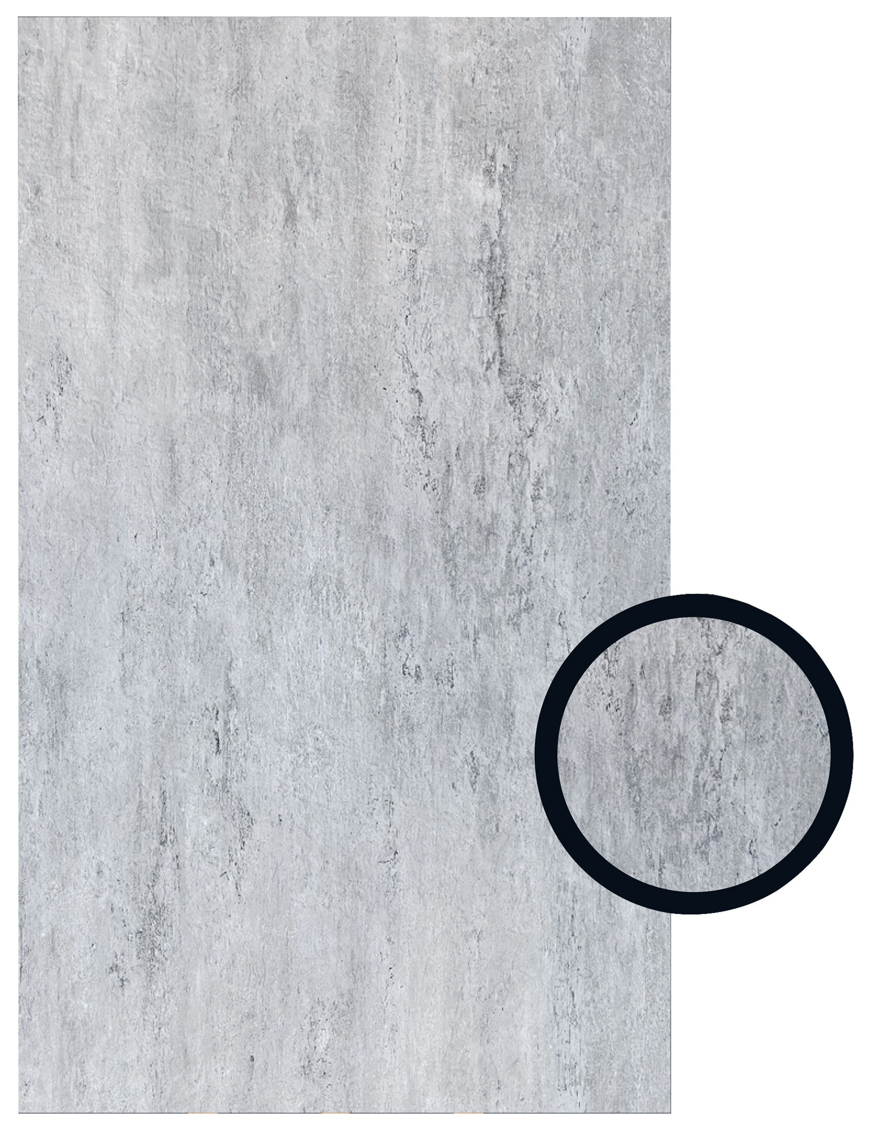 לוח PVC דמוי אבן בגוון אפור בהיר 92702-2