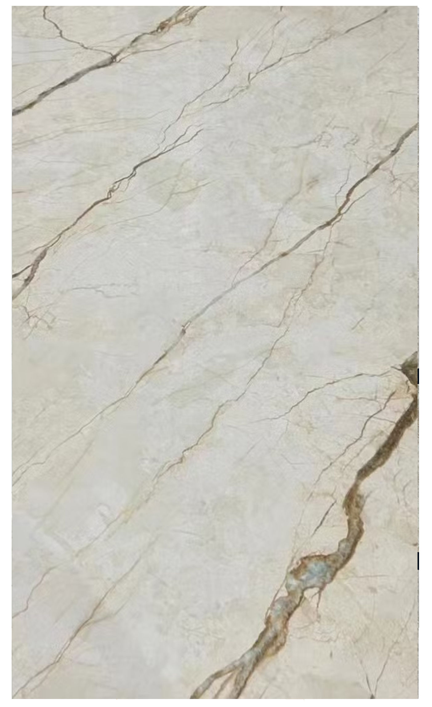 לוח PVC דמוי שיש בז' - ורידים אפור זהב LS-6117-A-8088