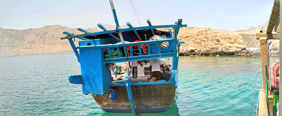 Oman's Musandam Peninsula is about 120 miles from Dubai