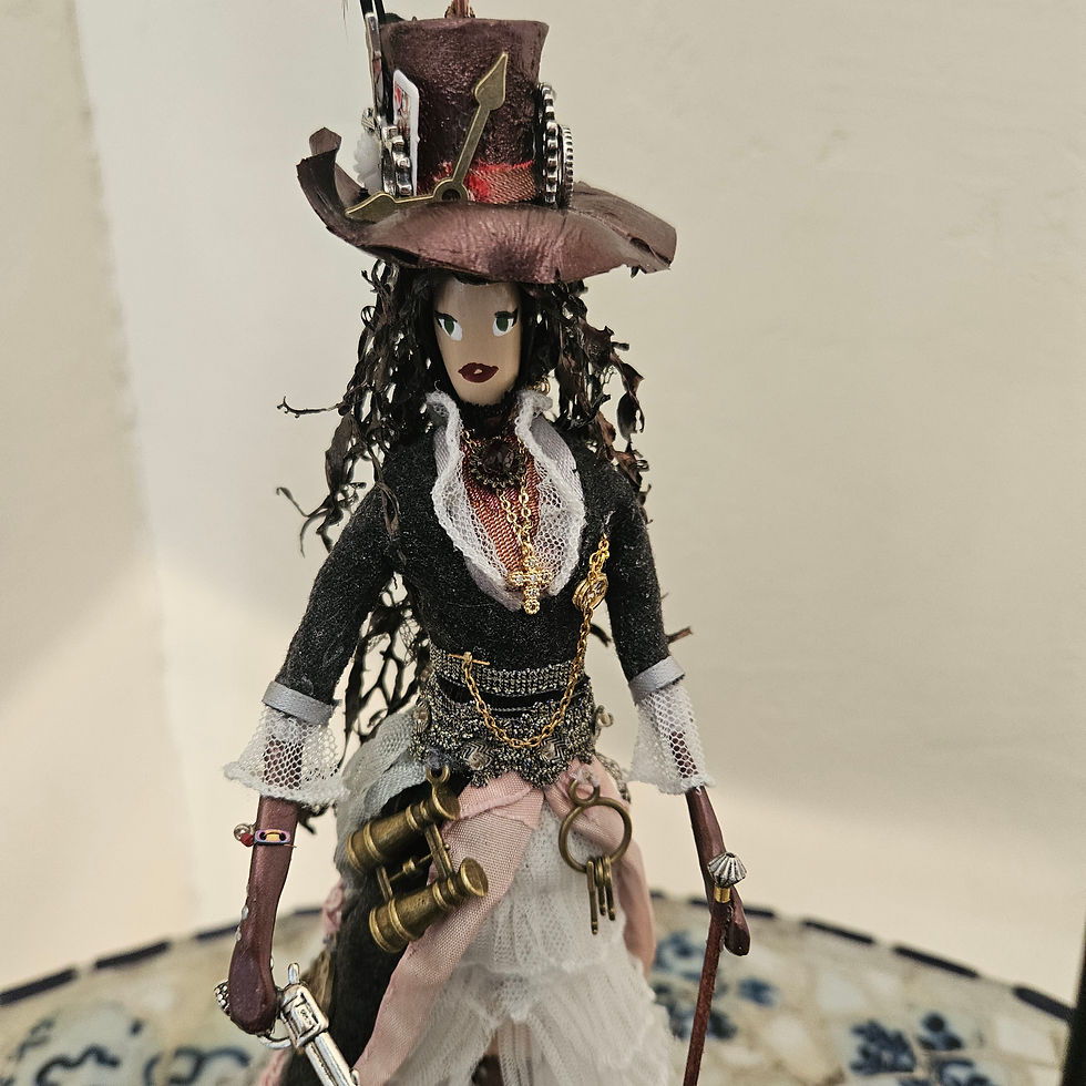 Thumbnail: Cottagecore pinecone Steampunk muse