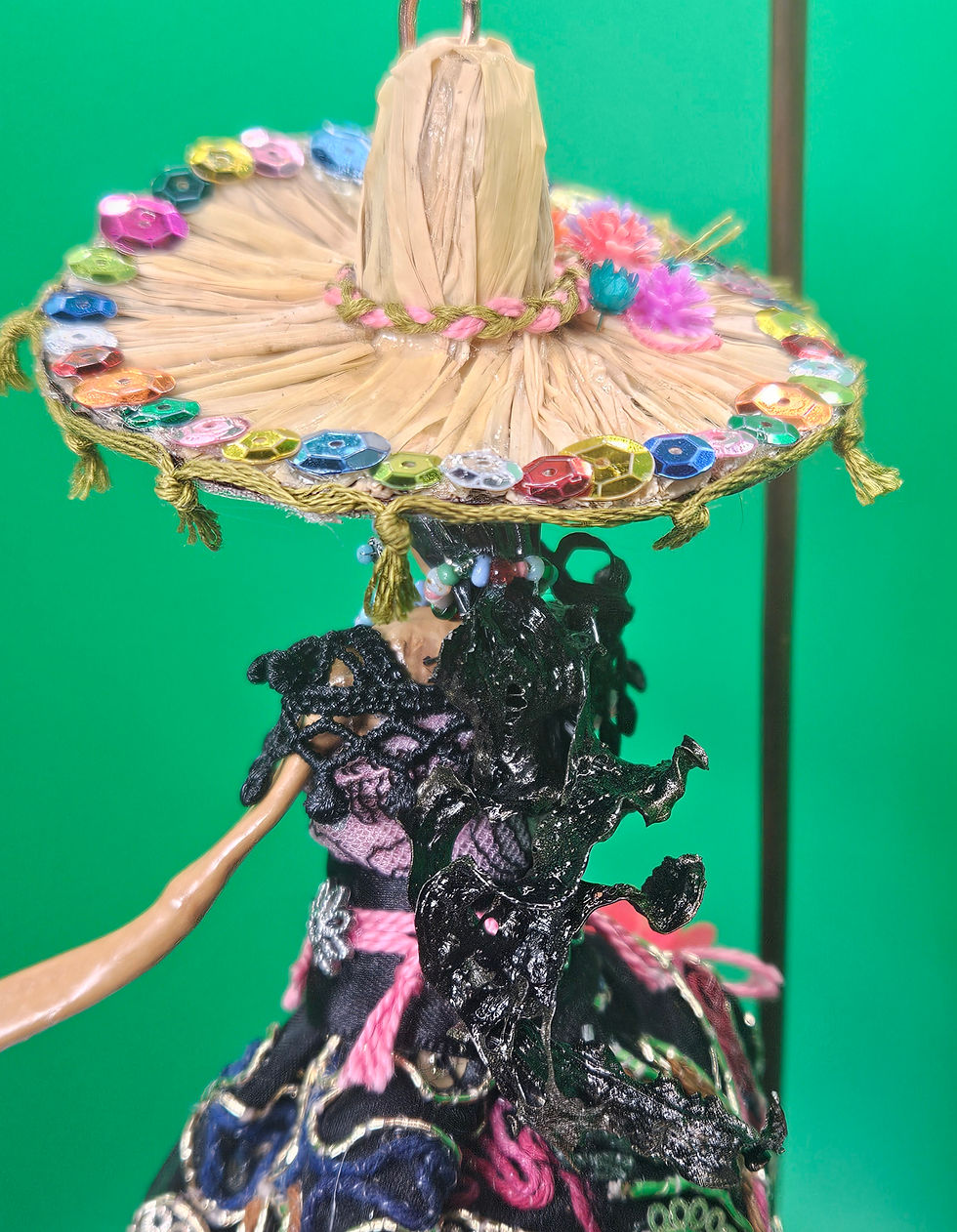 Thumbnail: Oaxacan pinecone sculpture 1:6 scale one of one