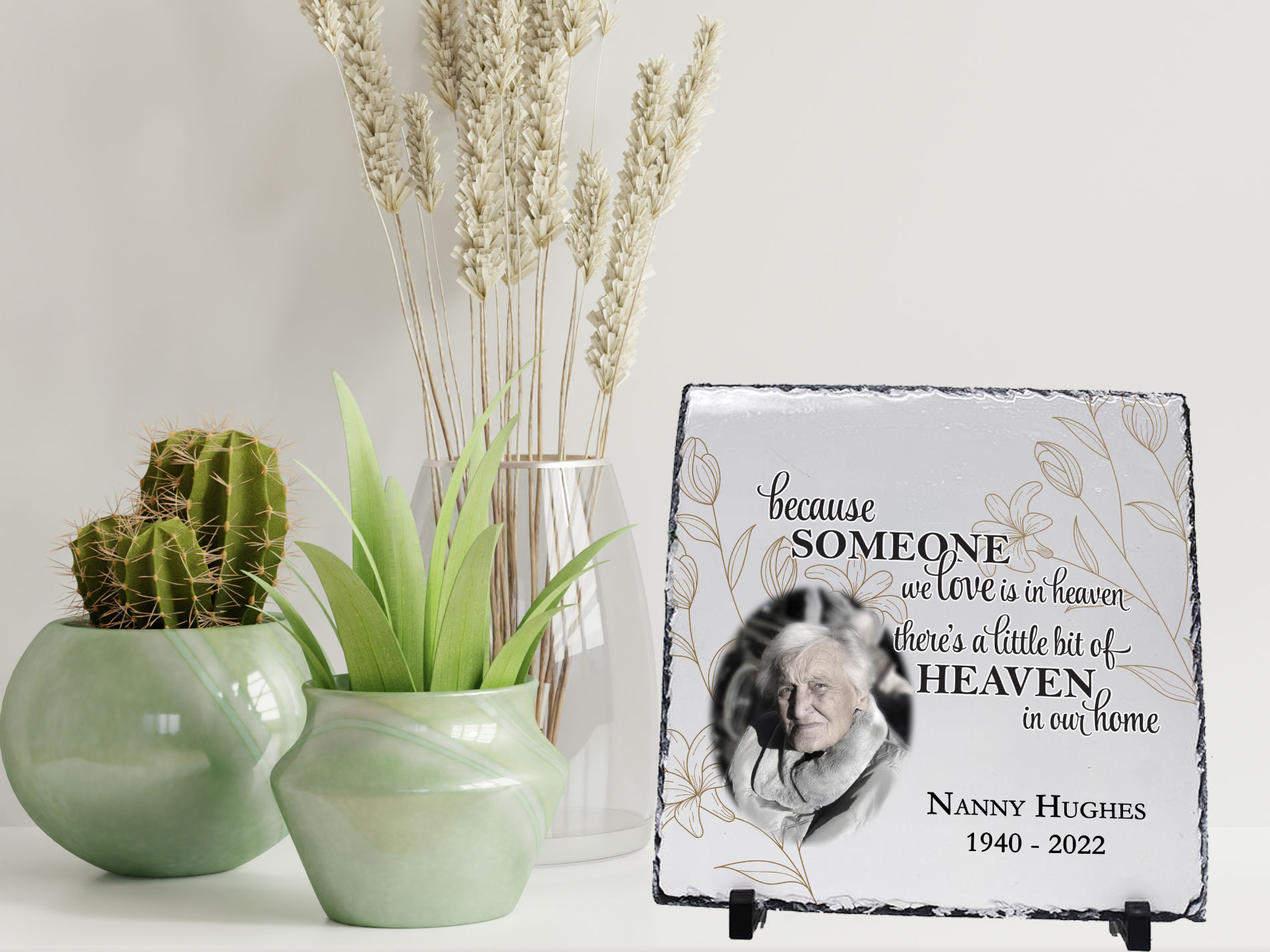 Because Someone We Love Photo Slate