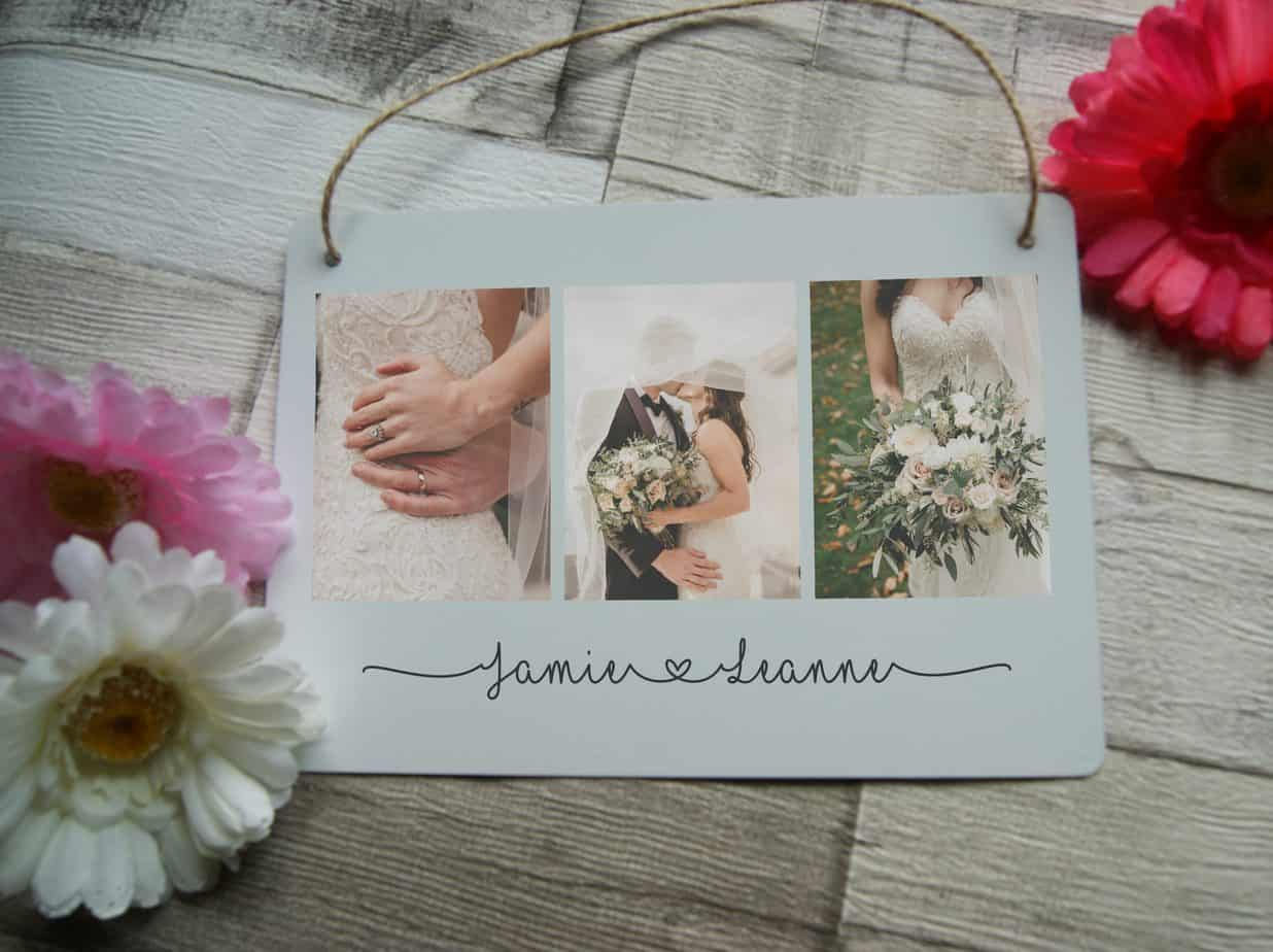 Two Names Hanging Sign