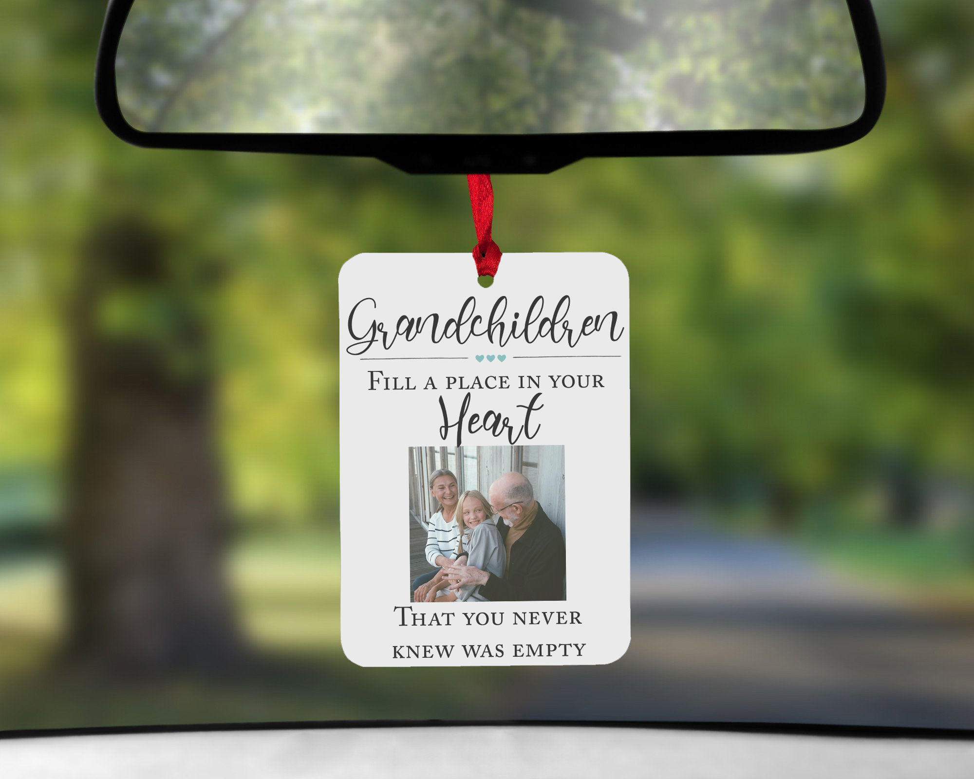 Photo Car Air Freshener - Grandchildren