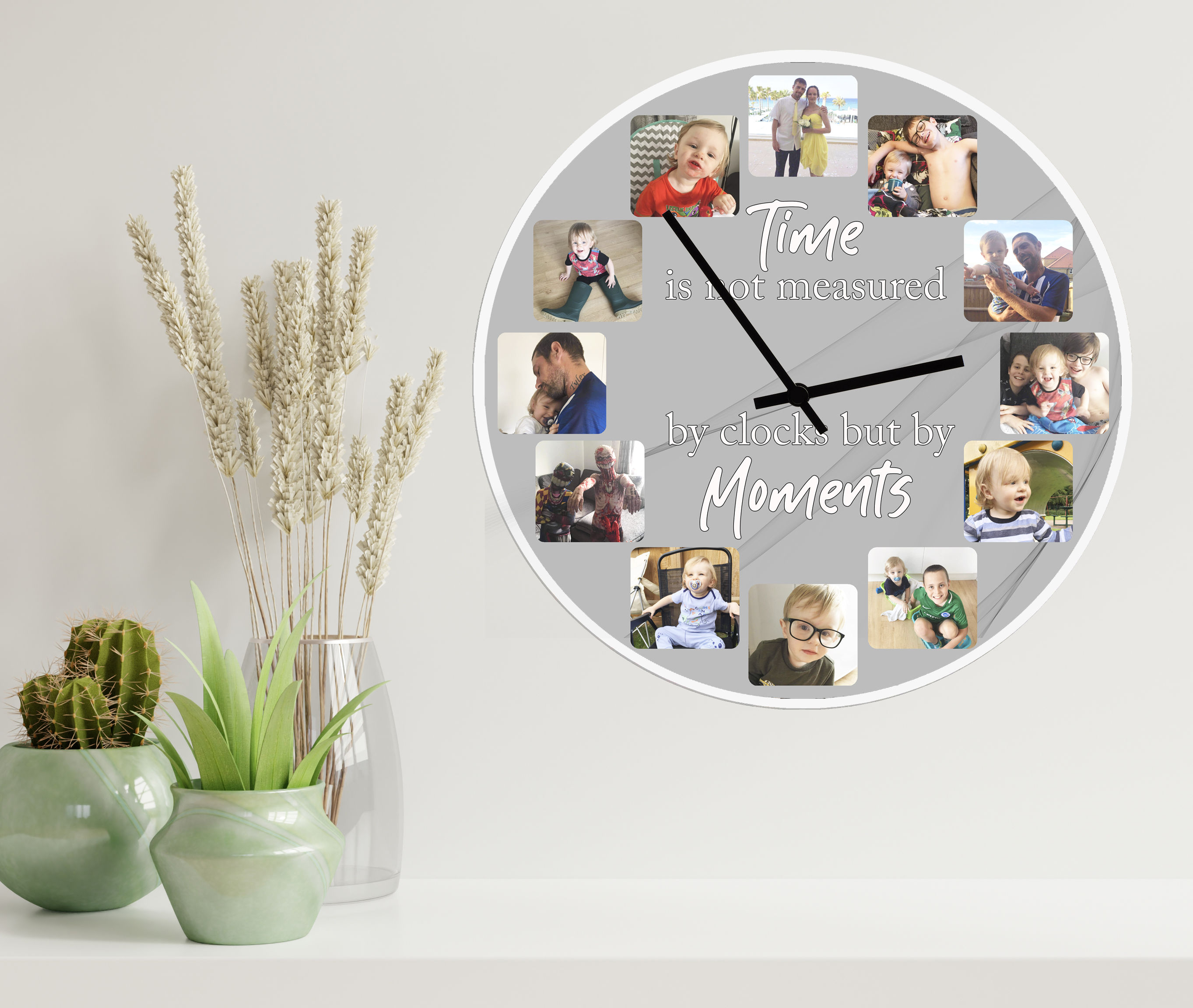 Time Is Not Measured By Clocks Personalised Clock