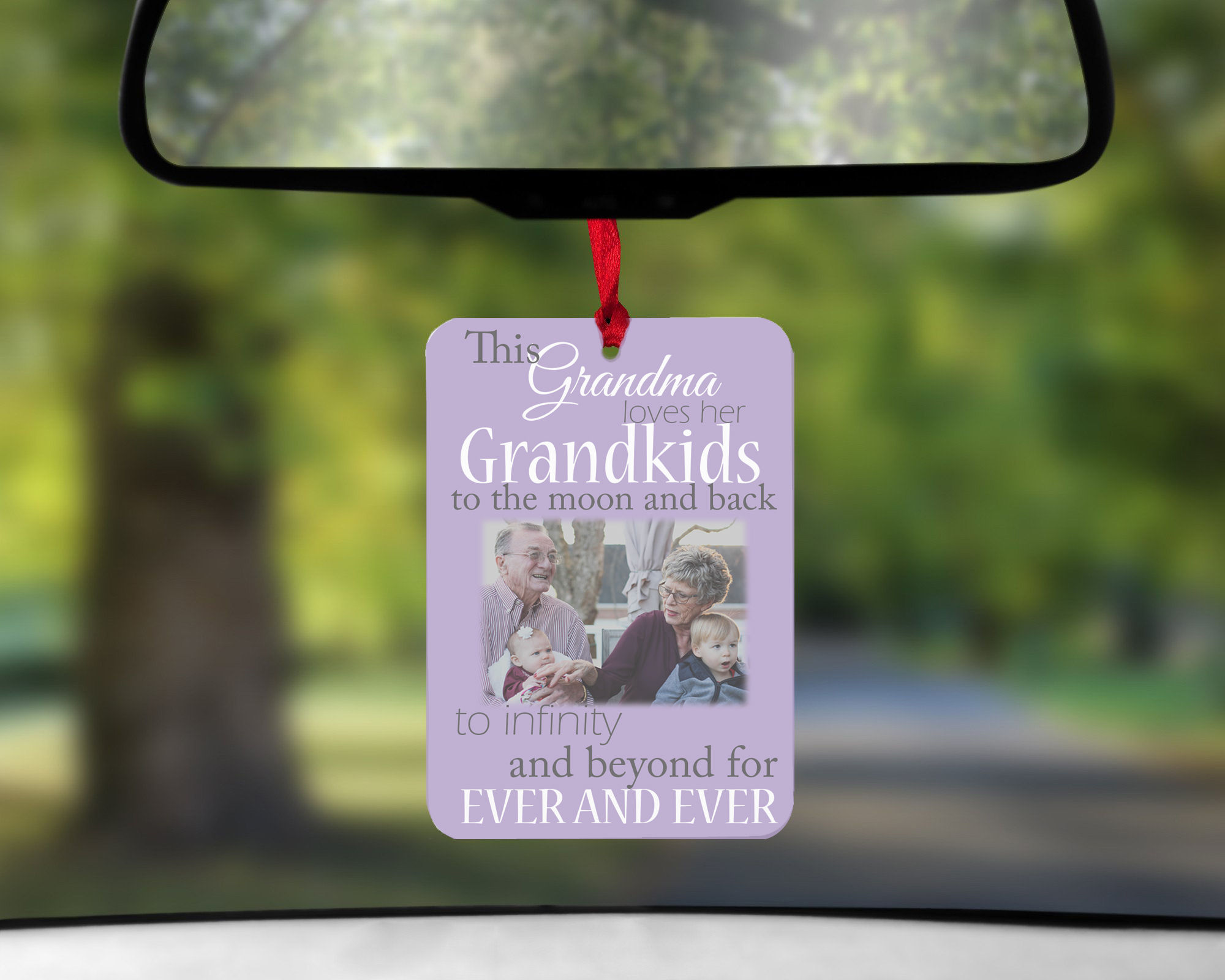 Photo Car Air Freshener - Grandkids