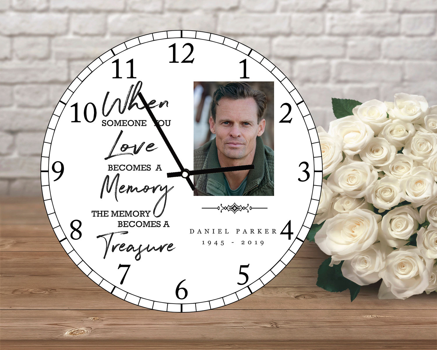 When Someone You Love Becomes A Memory Clock Wooden Photo Clock