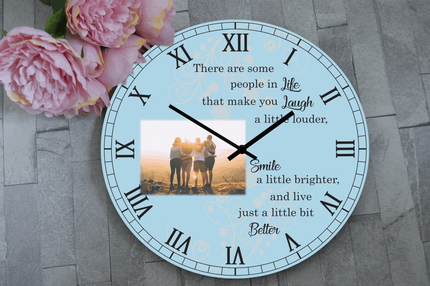 Some People In Life Personalised Clock