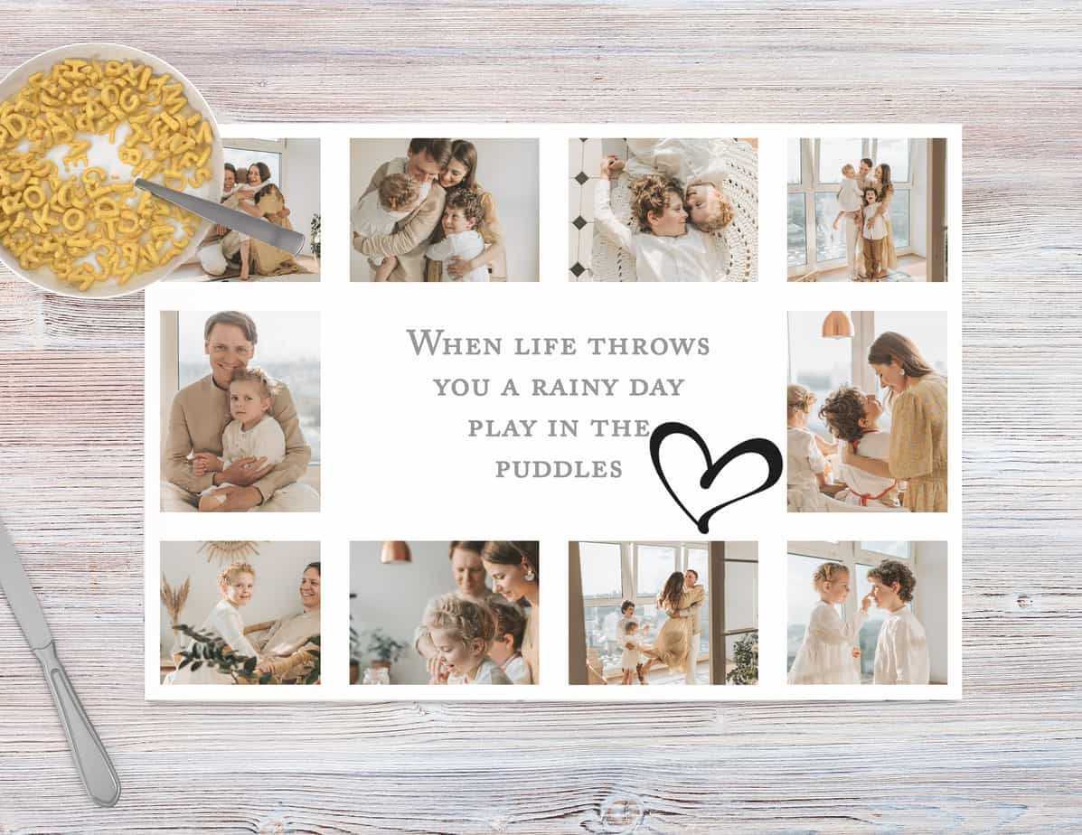 When Life Throws You A Rainy Day Chopping Board