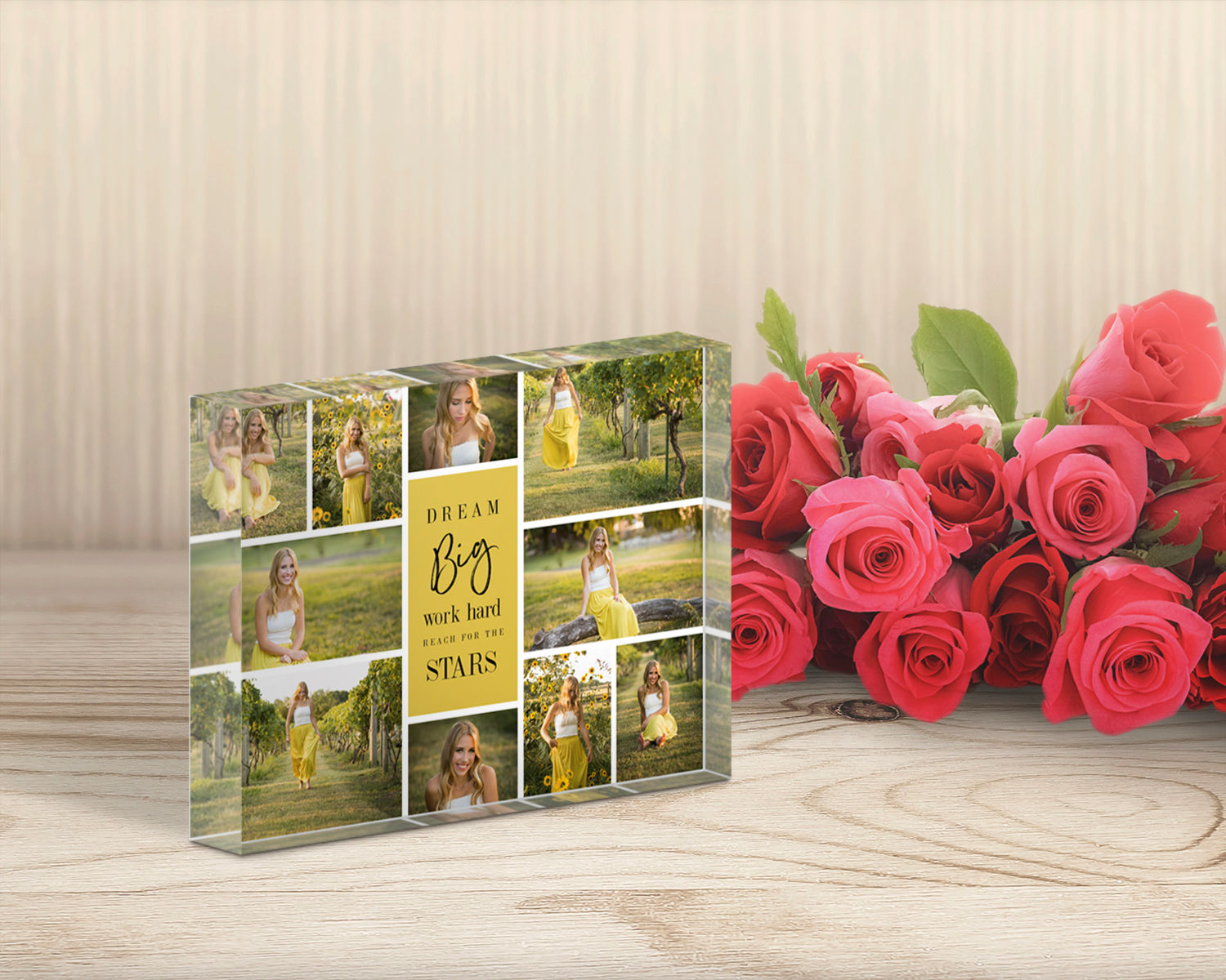 Dream Big Collage Photo Block