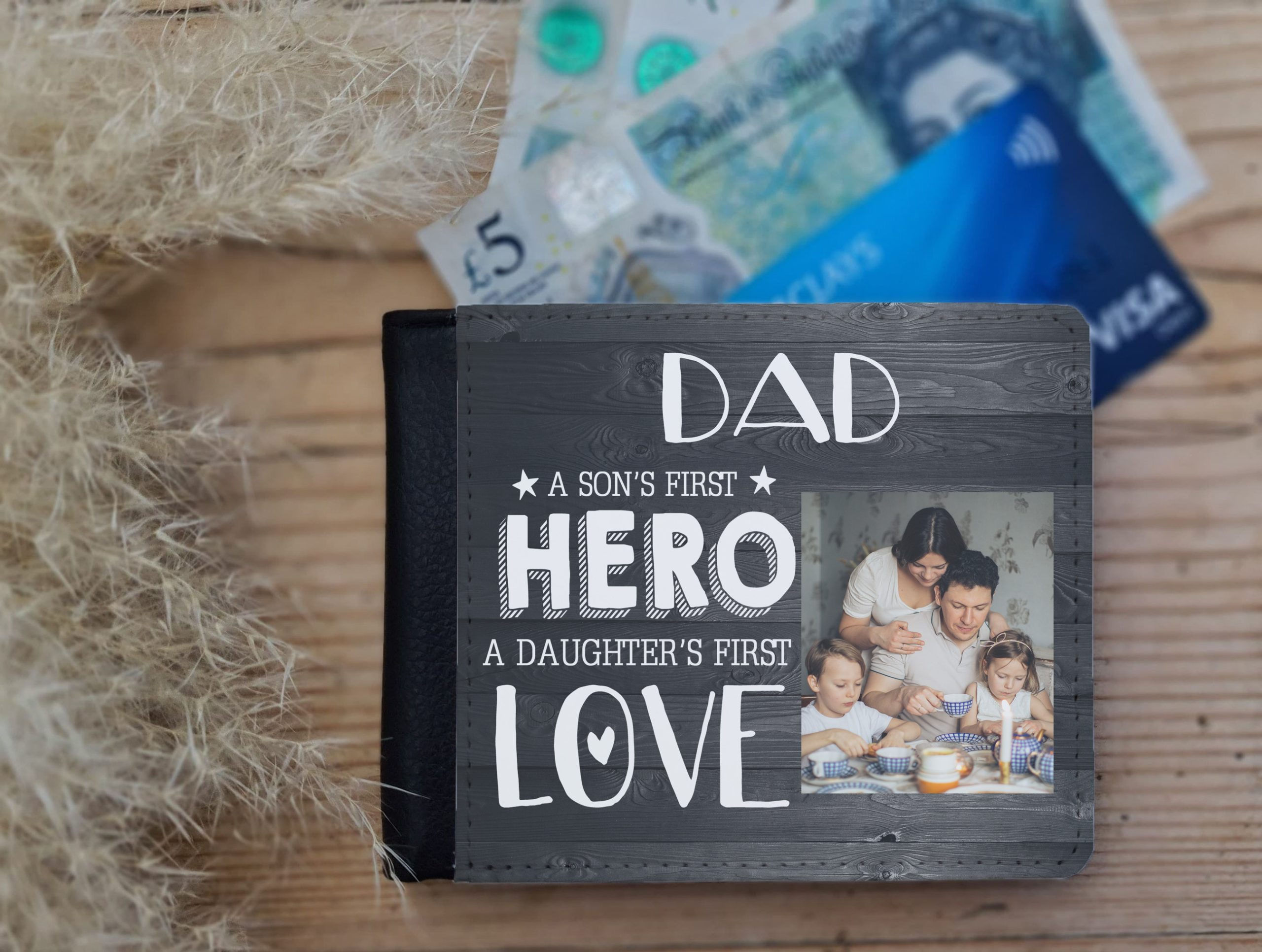 Dad First Hero First Love Wallet