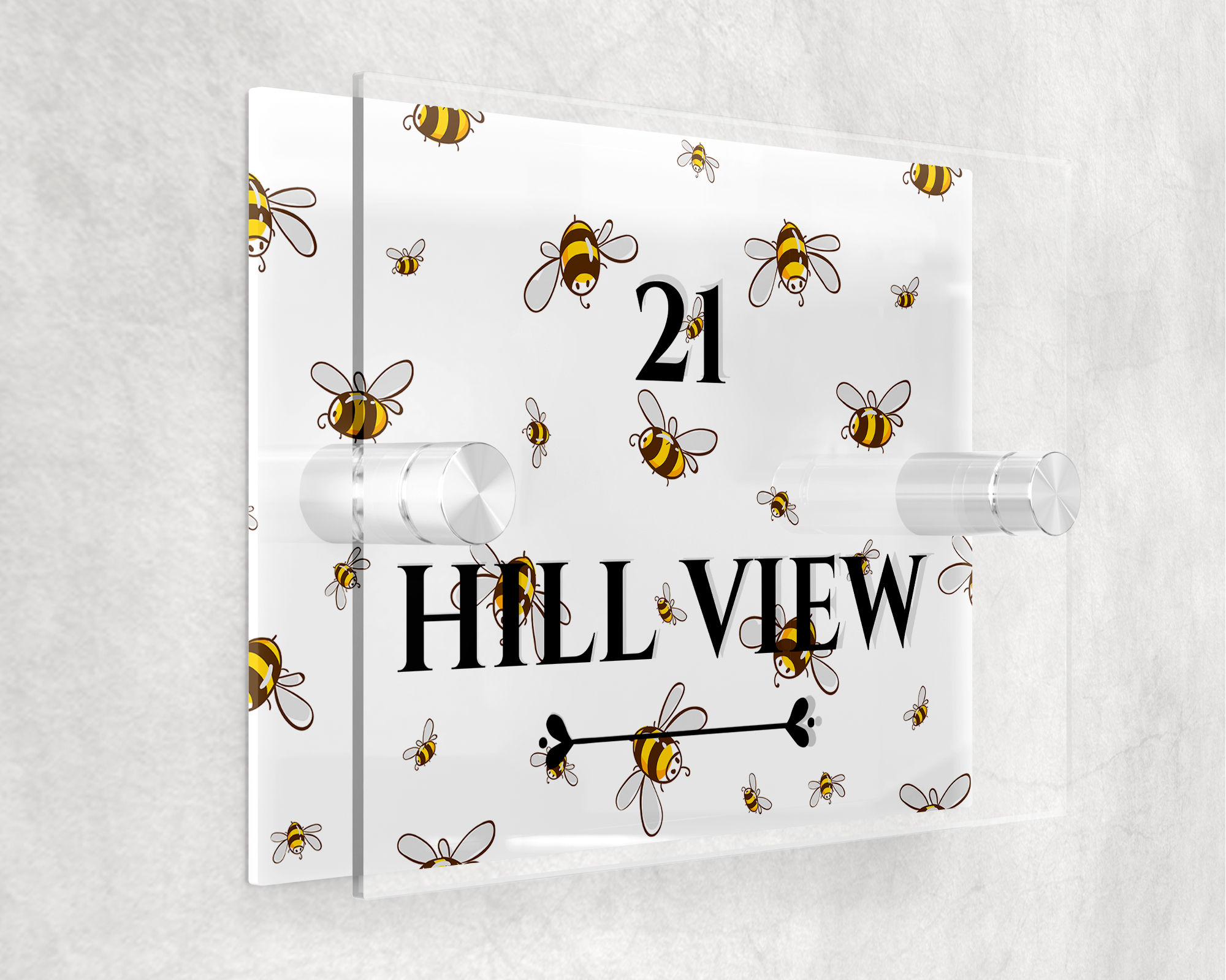 Bees Acrylic Door Sign