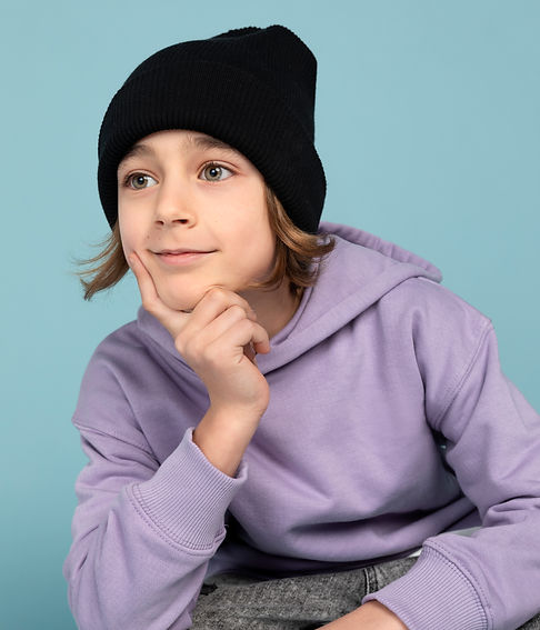 Freestyle kids portrait-teen-boy-posing-thinking