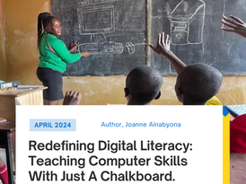 Redefining Digital Literacy: Teaching Computer Skills With Just A Chalkboard