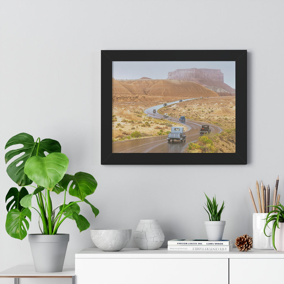 Thumbnail: KODACHROME RAINS | Framed Poster