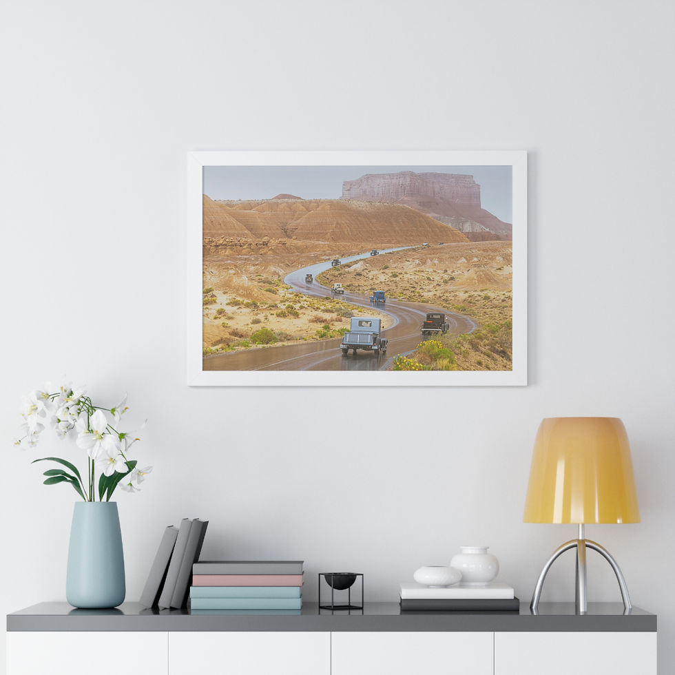 Thumbnail: KODACHROME RAINS | Framed Poster