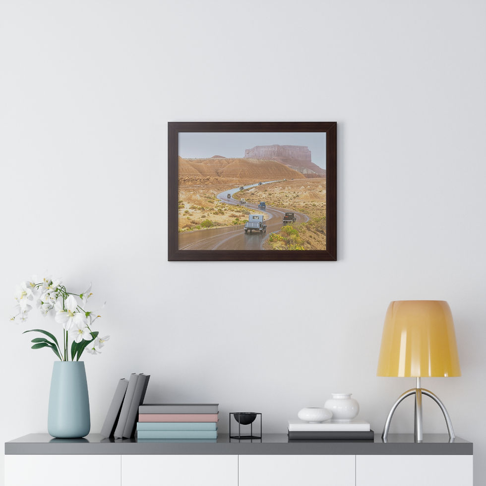 Thumbnail: KODACHROME RAINS | Framed Poster