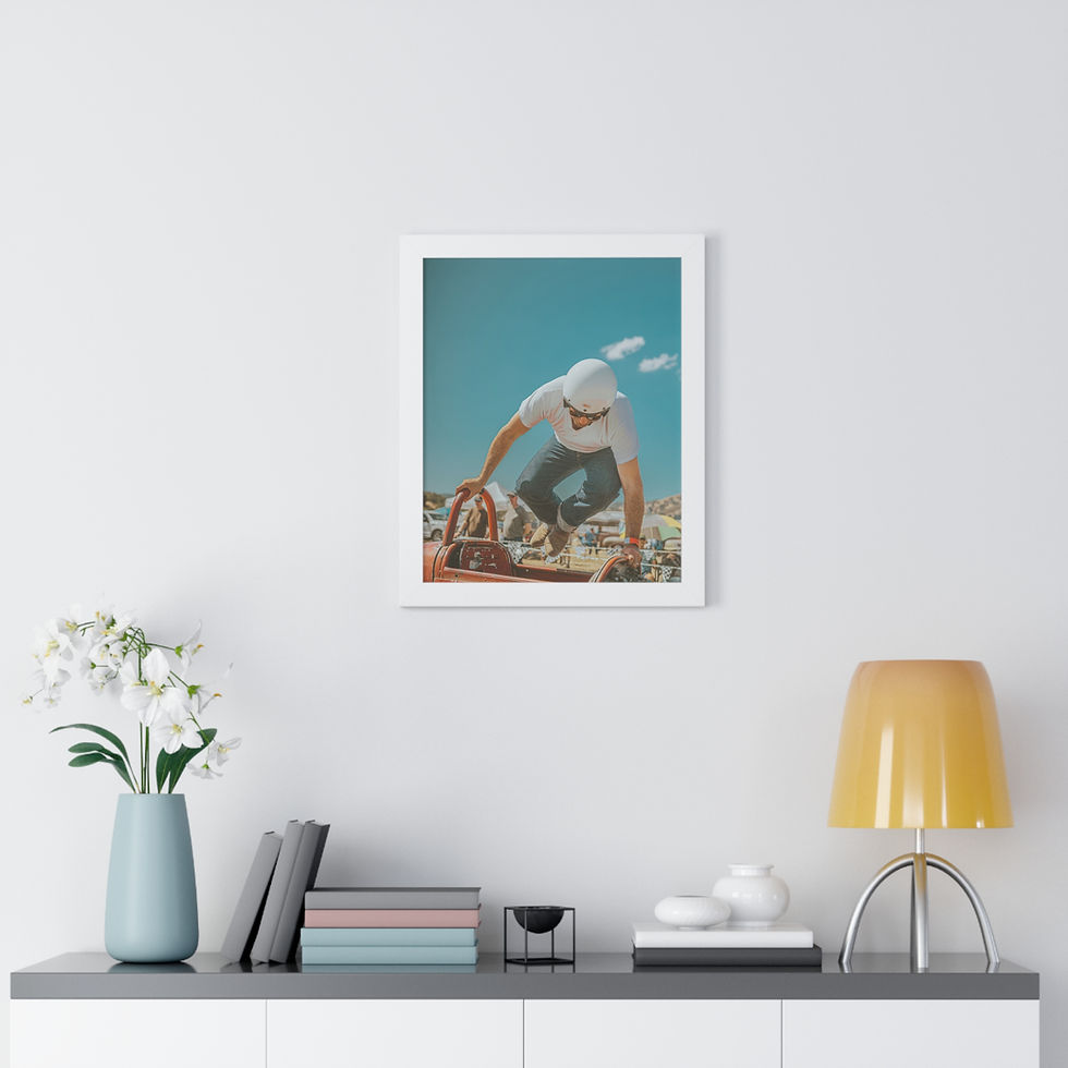 Thumbnail: RACE TO THE START | Framed Poster