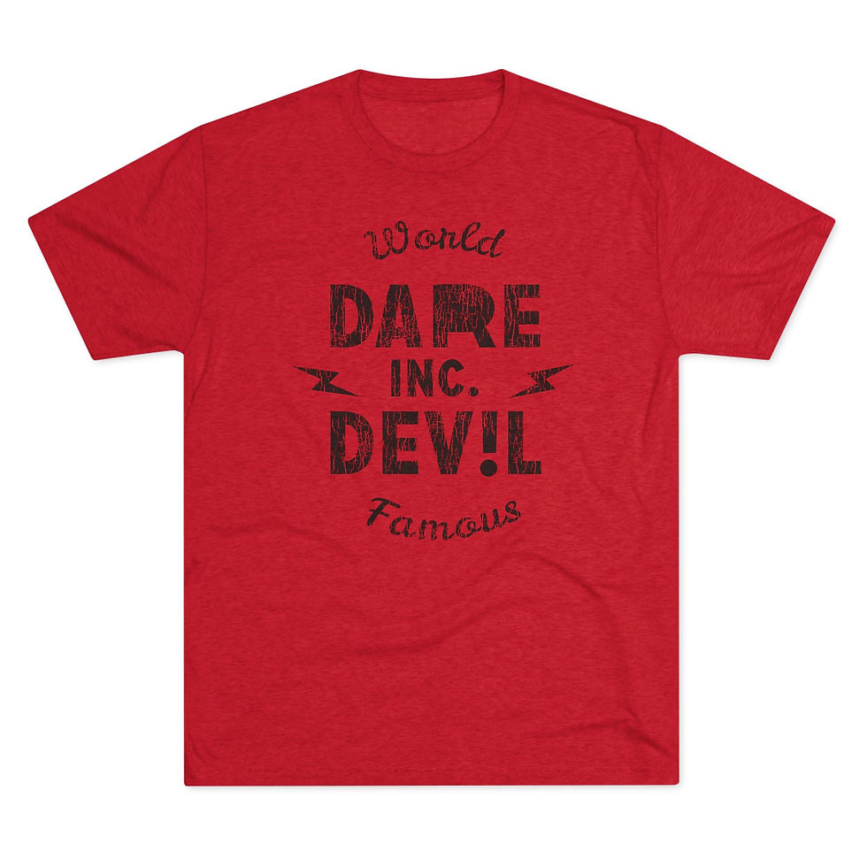 Thumbnail: DARE DEVIL INC Unisex Crew Tee