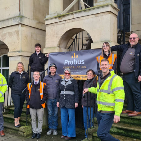 Hard Hats On! Building Restoration Gets Underway