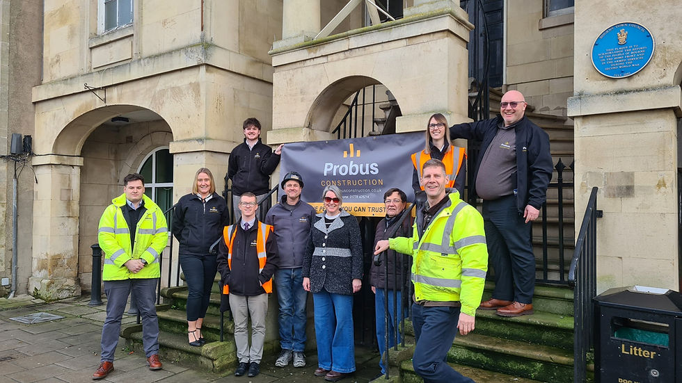 Hard Hats On! Building Restoration Gets Underway