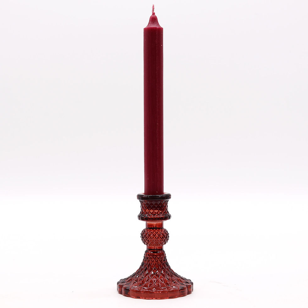 Miniatura: Portavelas Vintage - Rojo