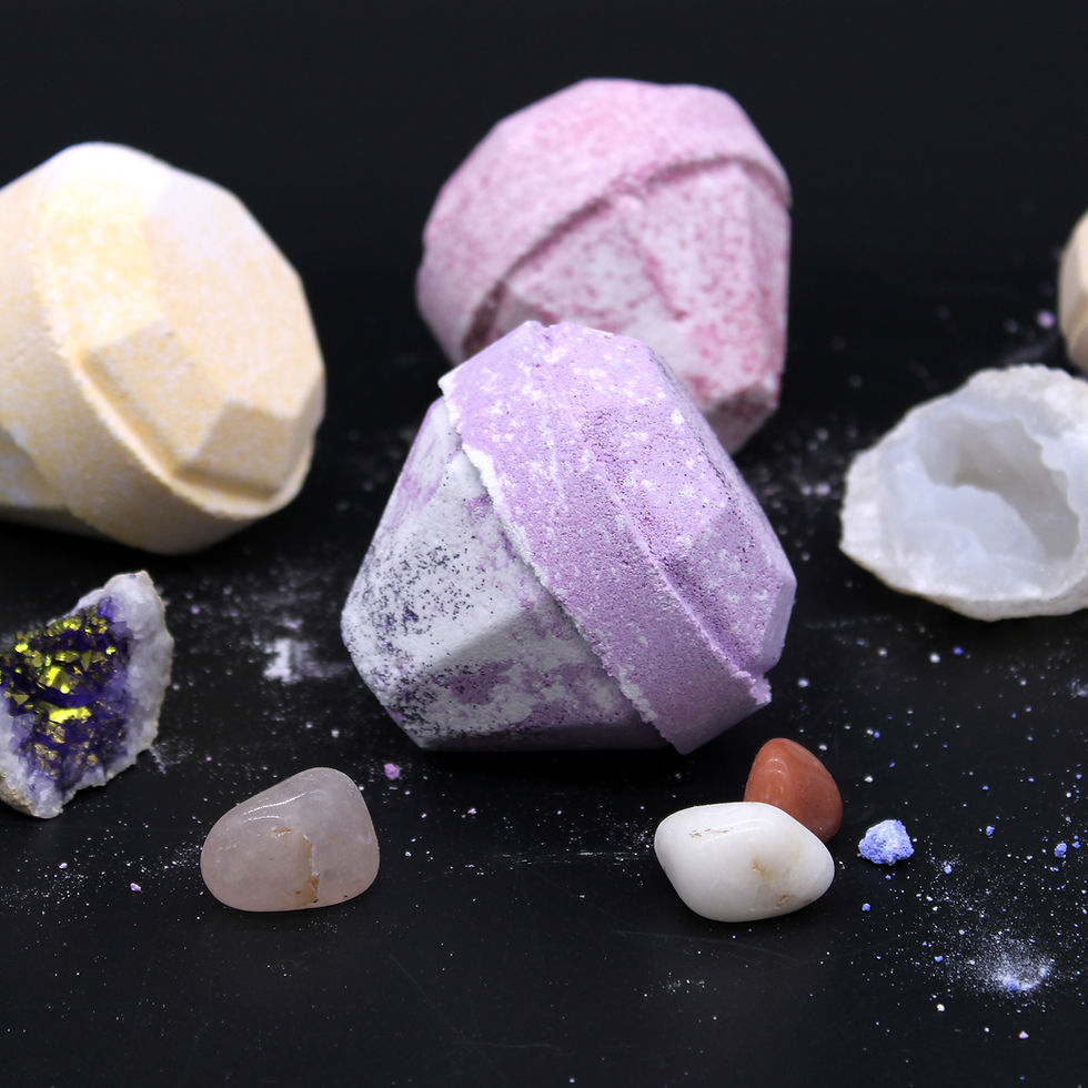 Miniatura: Bomba de Baño de Piedra Preciosa - Violeta