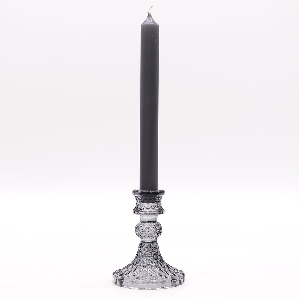 Miniatura: Portavelas Vintage - Gris