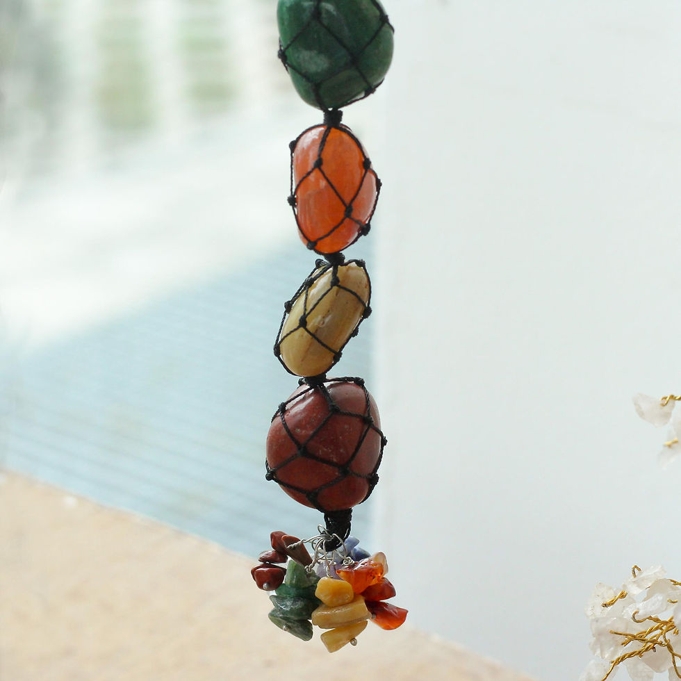 Miniatura: Colgante Piedra Chakra - Siete Chakras