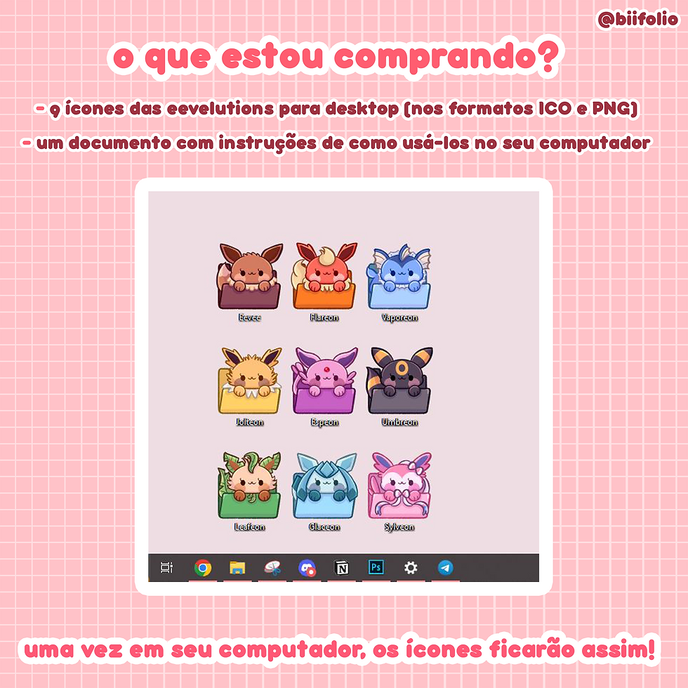 Miniatura: Eeveelutions (Ícones de Desktop)