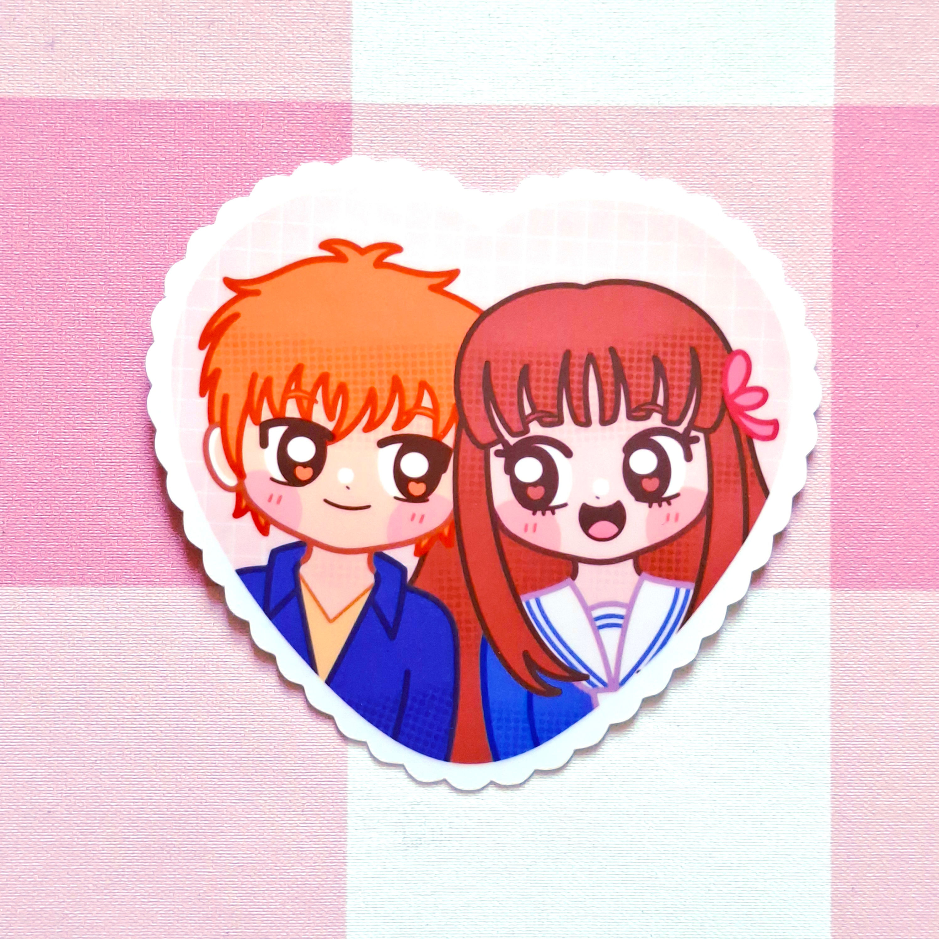 Tohru e Kyo (Adesivo Vinil Fosco)